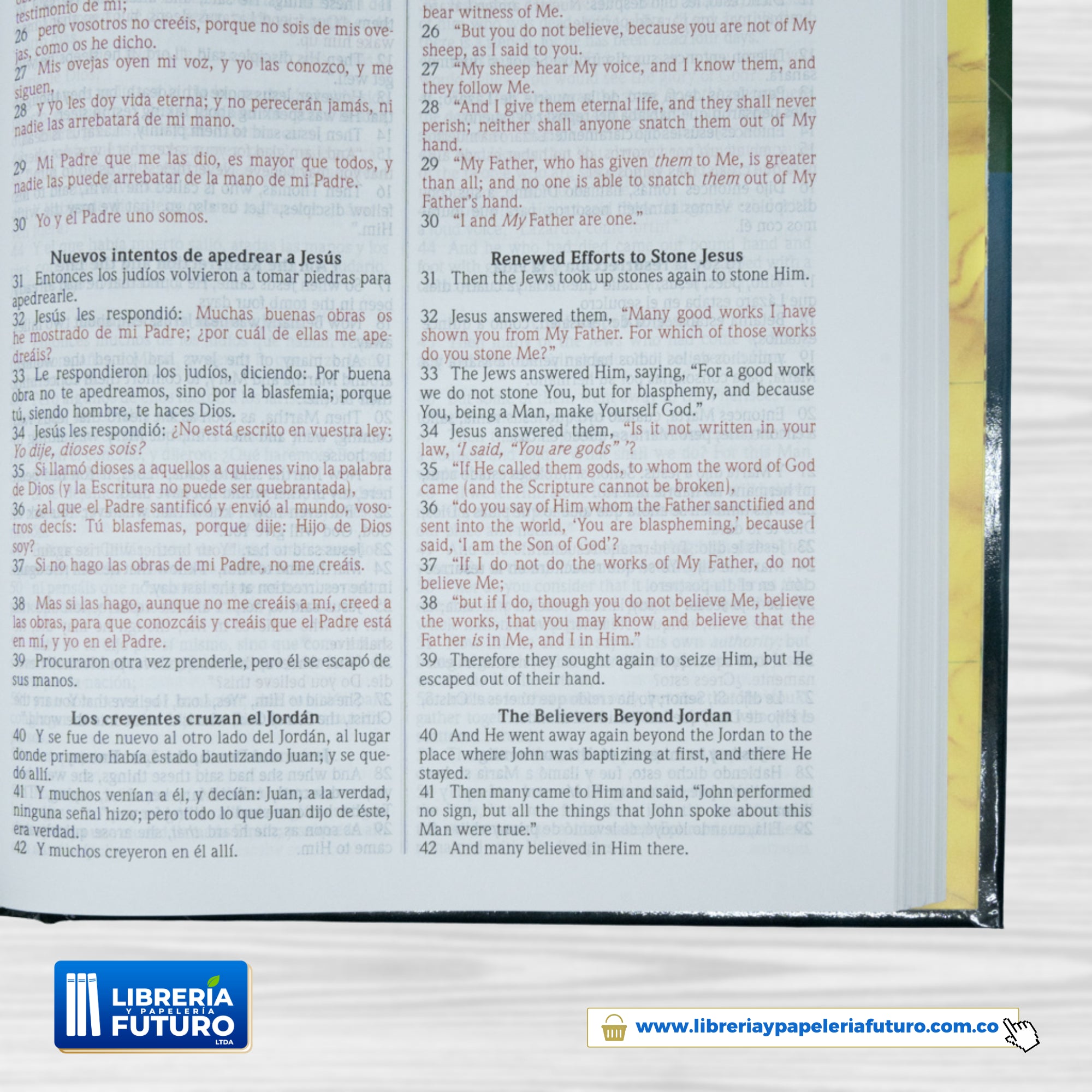 Biblia bilingüe new King James, español e inglés