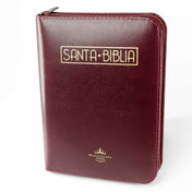 Biblia tamaño y letra pequeña vinotinto