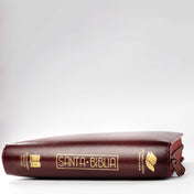 Biblia tamaño y letra pequeña vinotinto