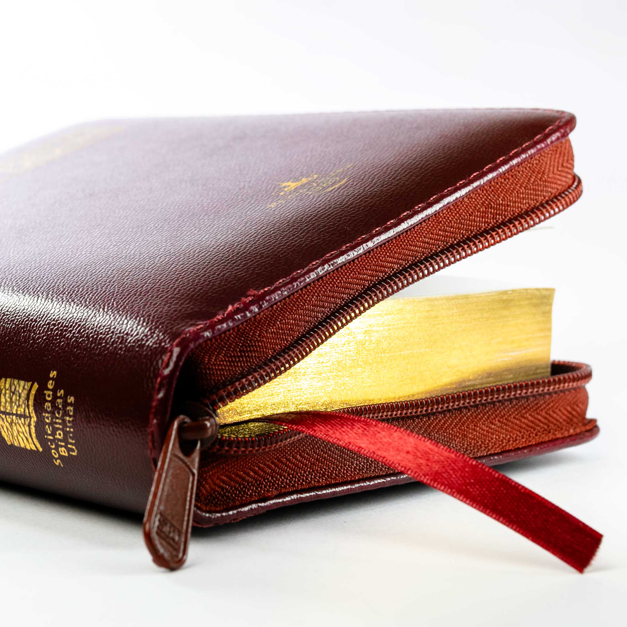 Biblia tamaño y letra pequeña vinotinto