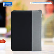 Biblia grande SBC negra/gris