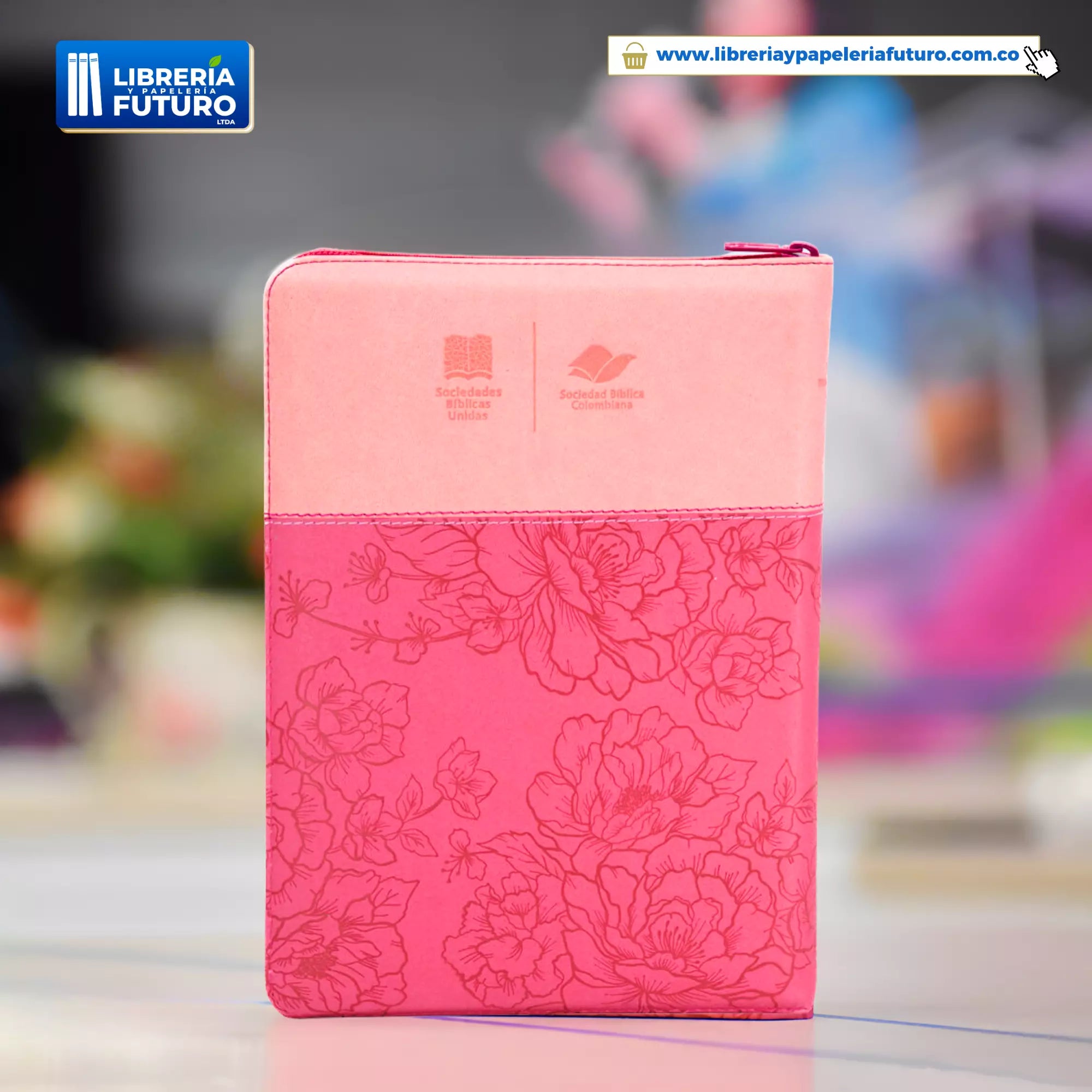 Biblia grande SBC rosada