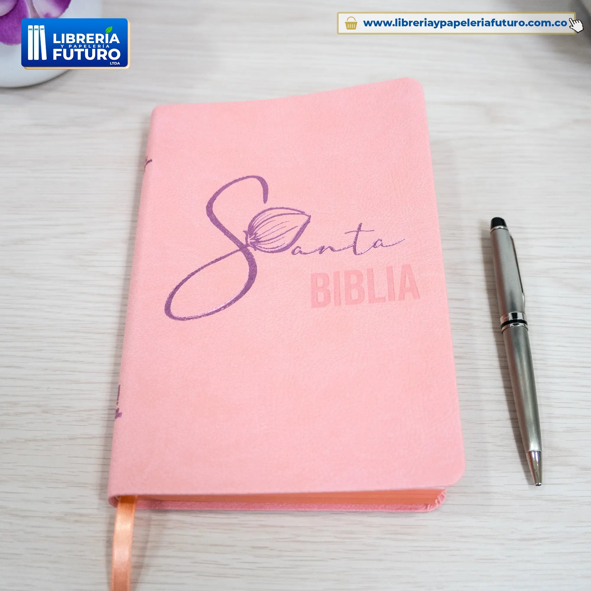 Biblia liviana rosada