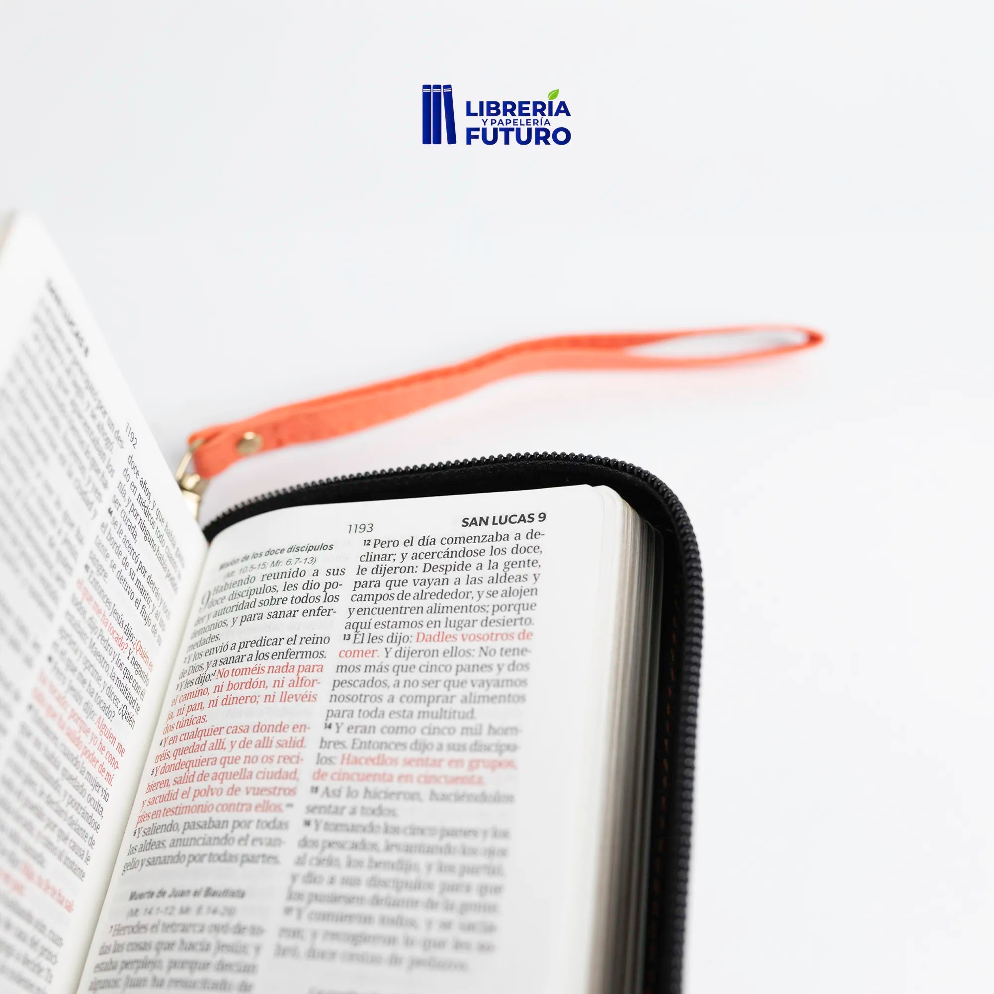 Biblia coral tipo chequera