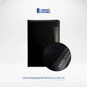 Biblia mediana negra símil piel