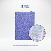 Biblia mediana lavanda símil piel
