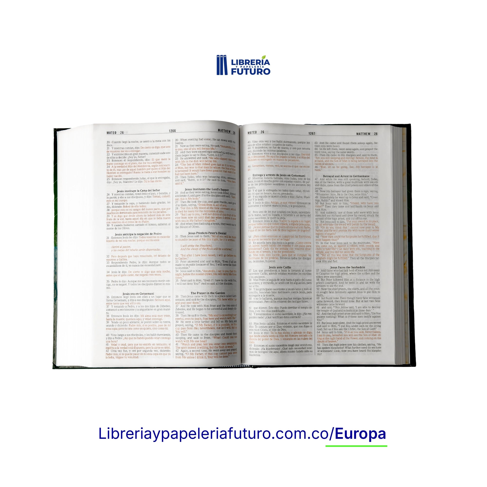 📚 Biblia bilingüe New King James, español e inglés 🇪🇺