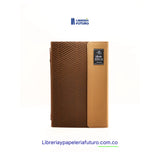 Biblia mediana café broche y asa