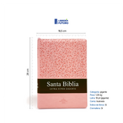 Biblia gigante rosa marron