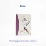 📚 Biblia pequeña lila primavera  🇪🇺