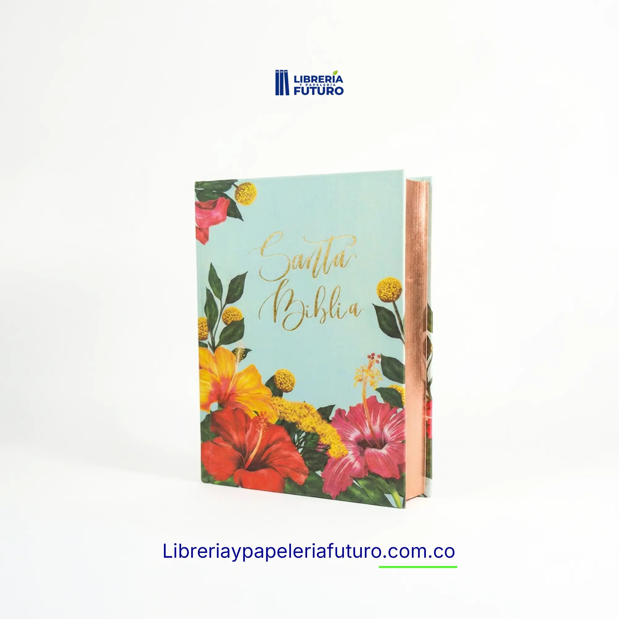Biblia apuntes artística floral