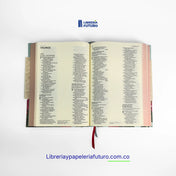 Biblia apuntes artística floral