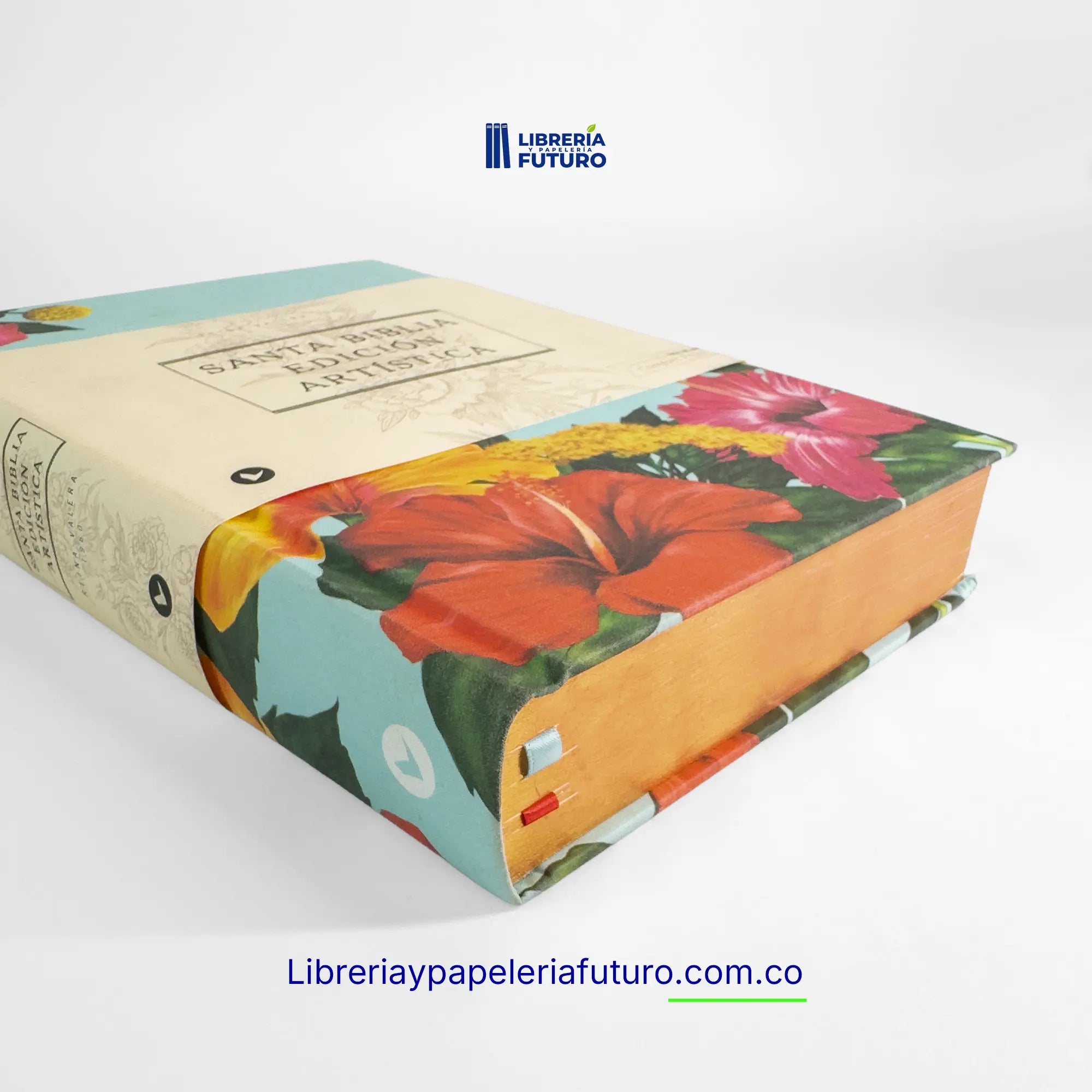 Biblia apuntes artística floral