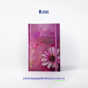 Biblia mediana fucsia primavera