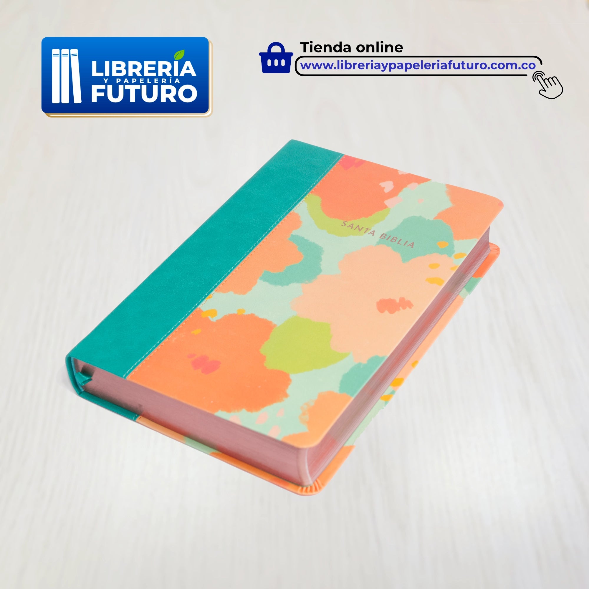 Biblia floral, tamaño y letra grande