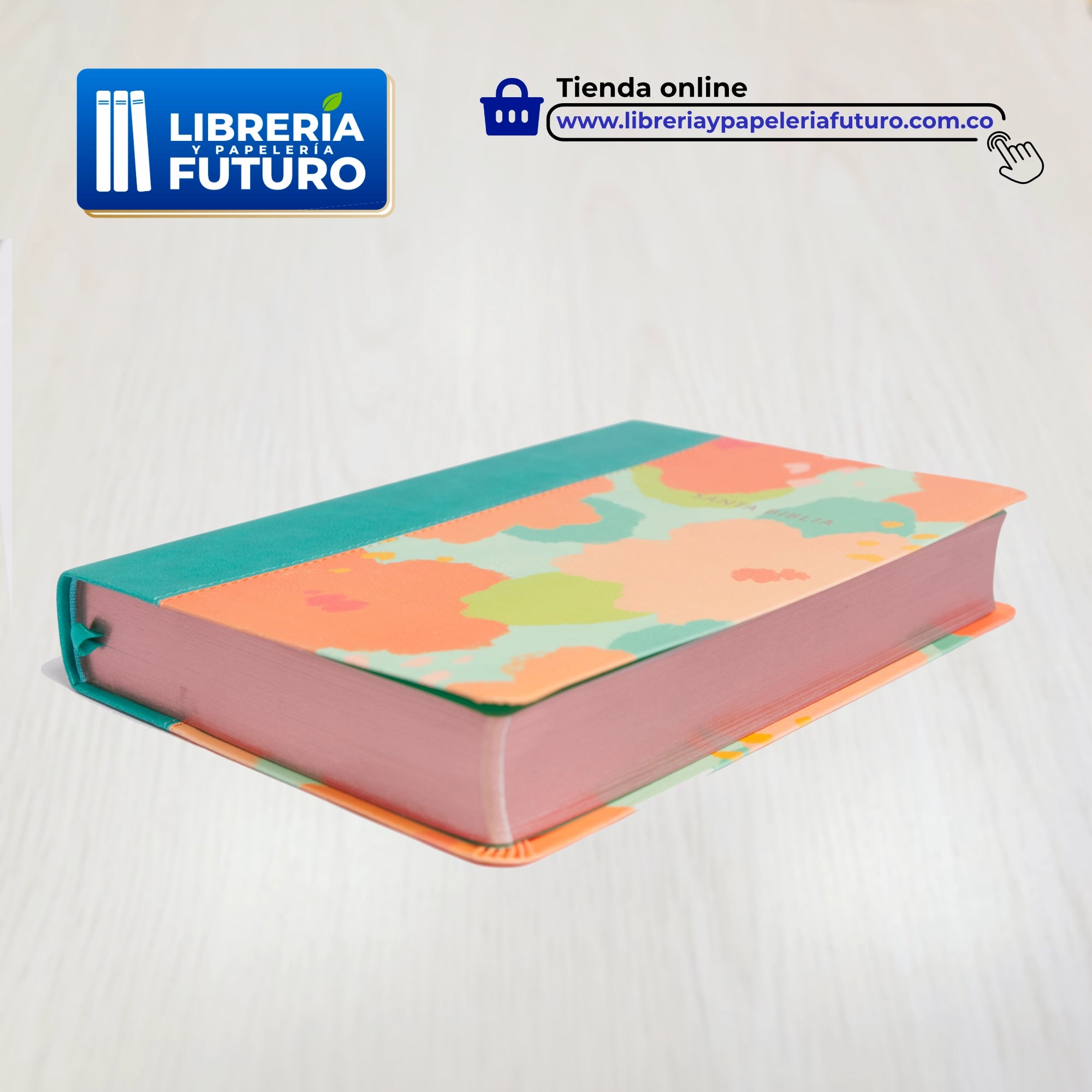 Biblia floral, tamaño y letra grande