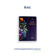 Biblia pequeña morada primavera