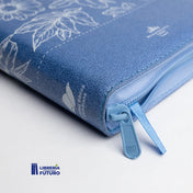 Biblia versión exclusiva mediana azul