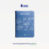 Biblia versión exclusiva mediana azul