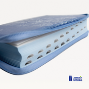 Biblia versión exclusiva mediana azul