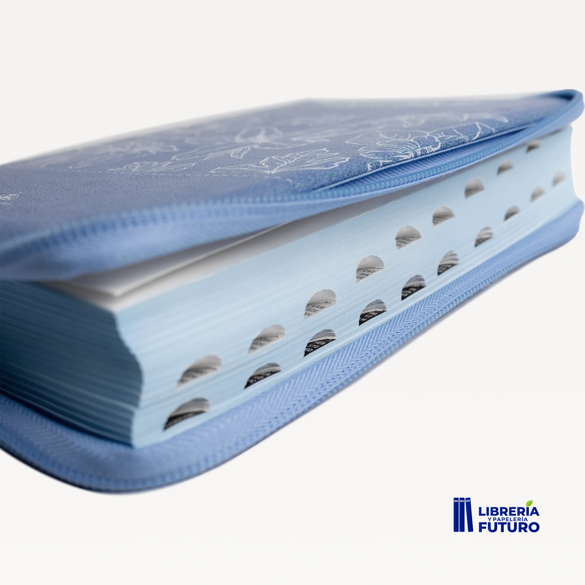 Biblia versión exclusiva mediana azul