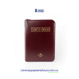 Biblia tamaño y letra pequeña vinotinto