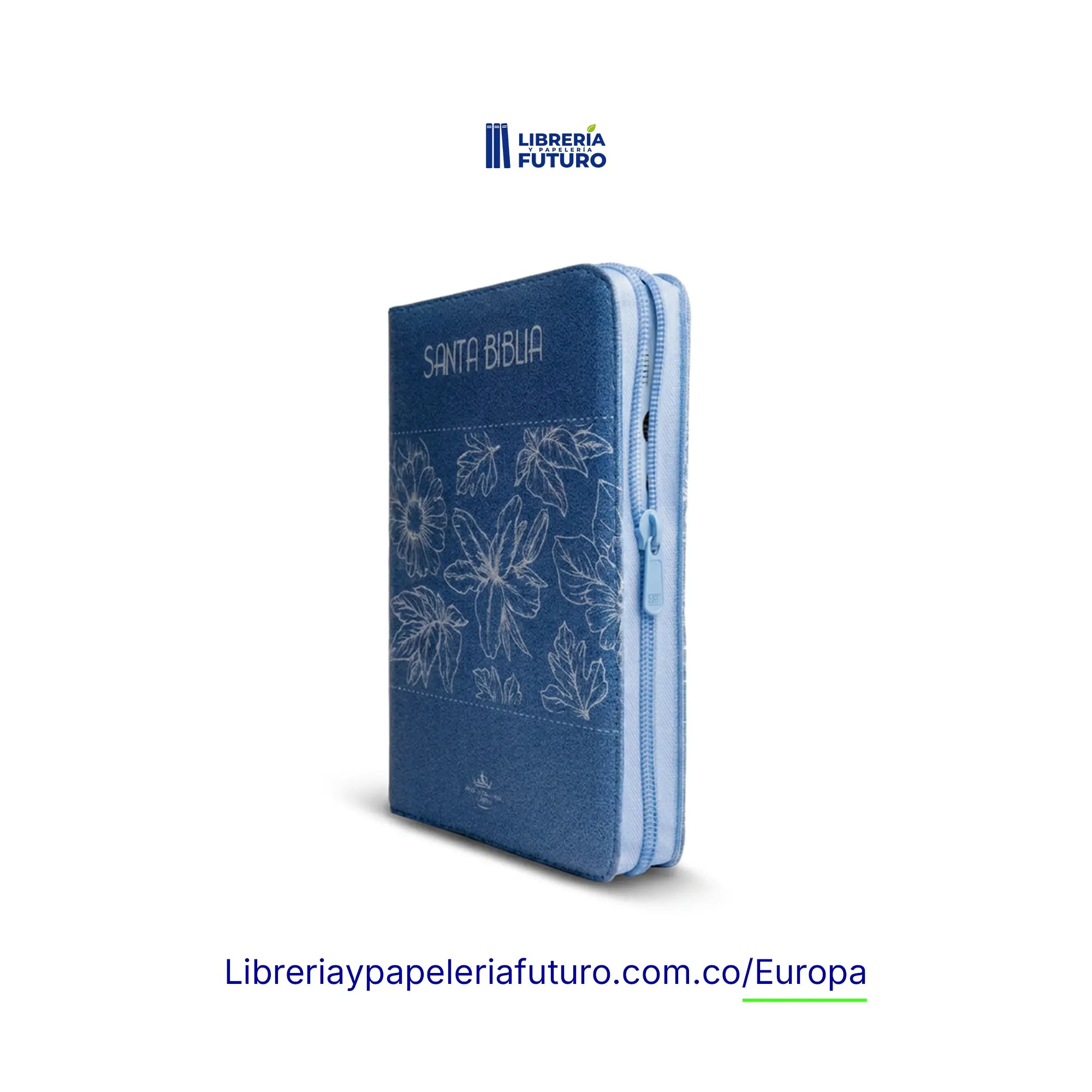 📚 Biblia versión exclusiva mediana azul 🇪🇺