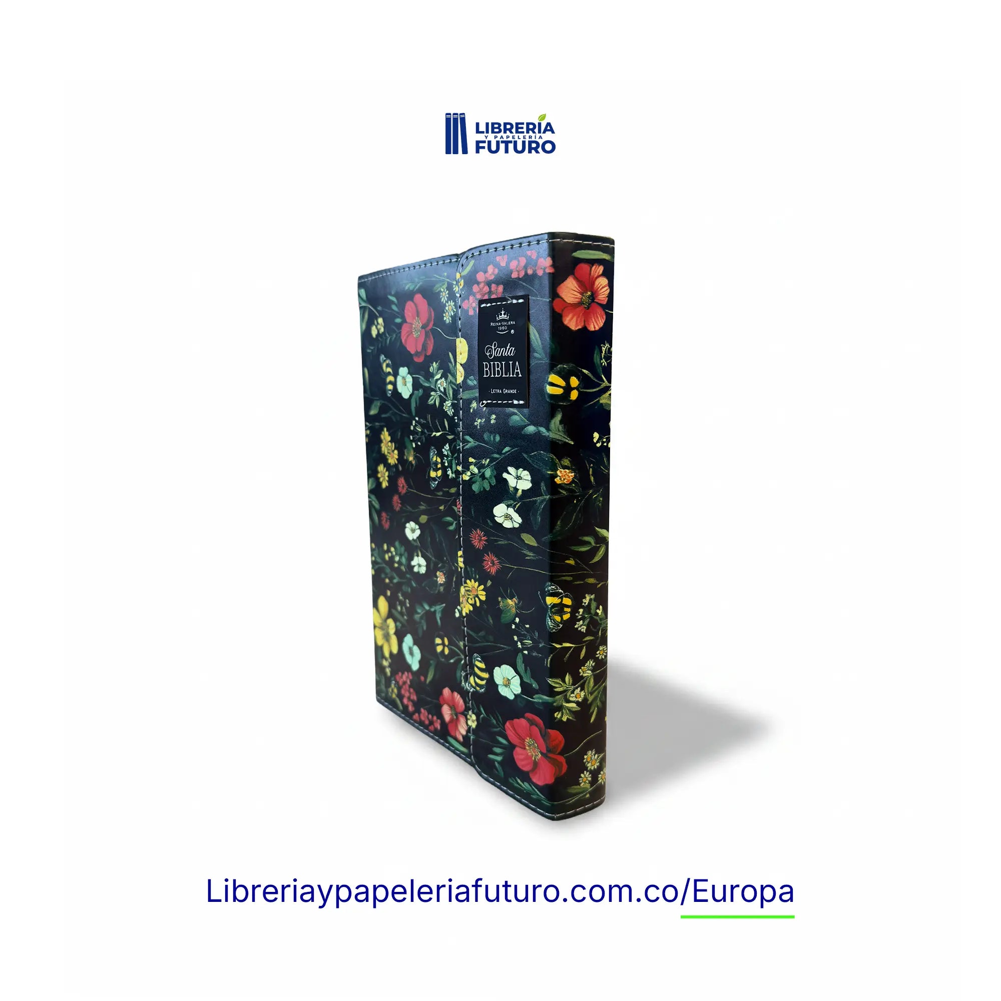 📚 Biblia mediana negra broche y asa 🇪🇺
