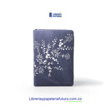 Biblia pequeña azul floral