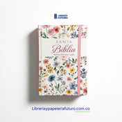 Biblia mediana blanca primavera