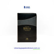 Biblia mediana duotono negro