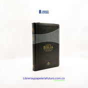 Biblia mediana duotono negro