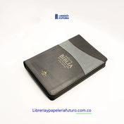 Biblia mediana duotono negro