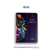 Biblia pequeña morada primavera
