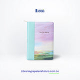 Biblia pequeña verde artística