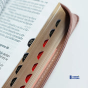 📚 Biblia pequeña bicolor rosa/coral 🇪🇺