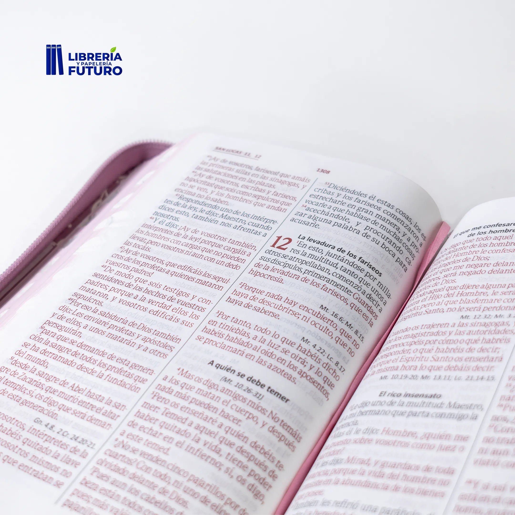 Biblia mediana SBC rosada