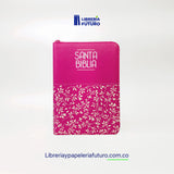 Biblia mediana SBC fucsia