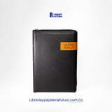 Biblia mediana negra caramelo