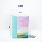 Biblia pequeña verde artística