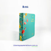 Biblia pequeña turquesa primavera