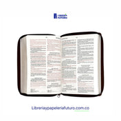 Biblia cafe caoba mediana
