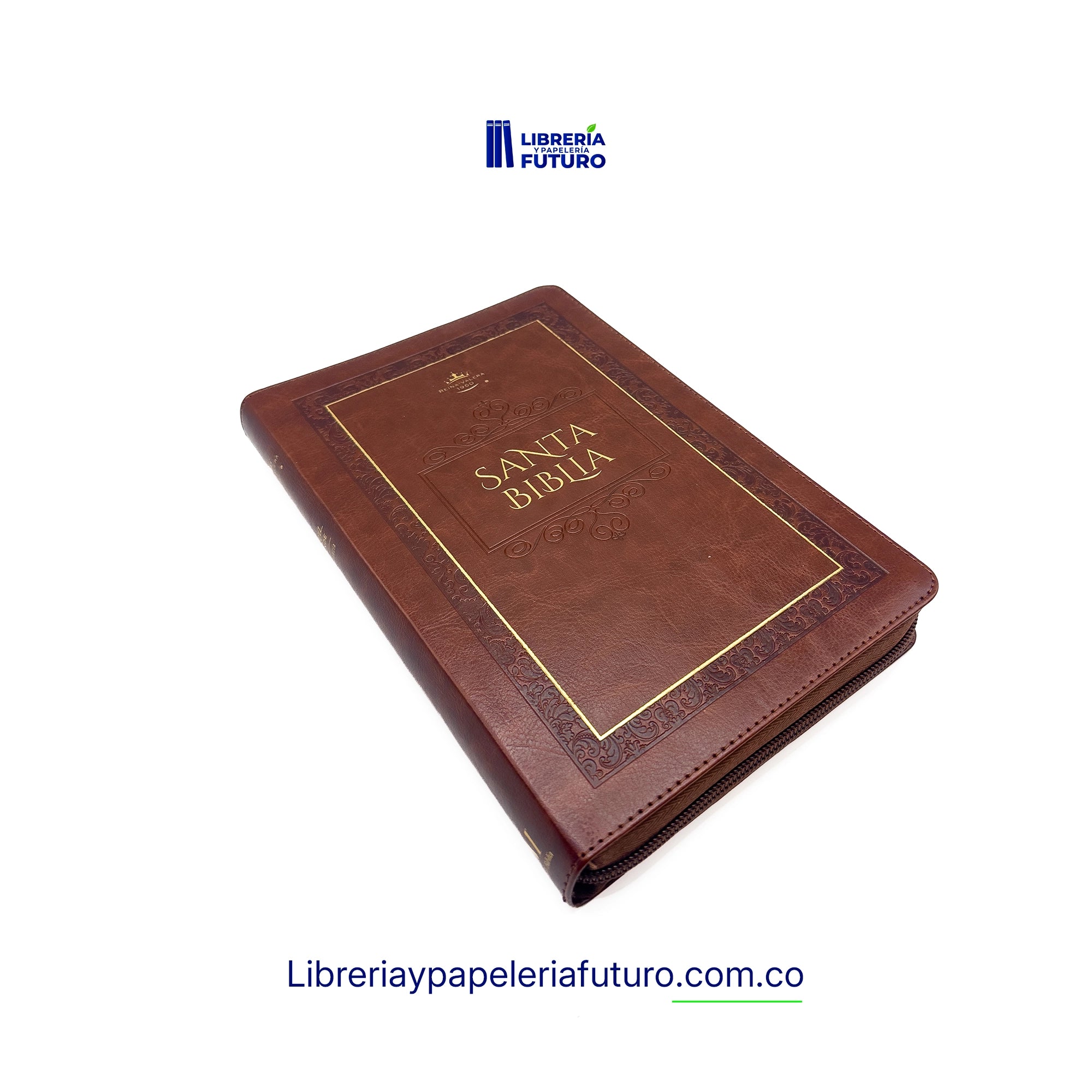 Biblia cafe caoba mediana