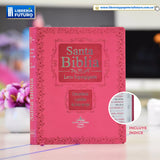 Biblia gigante SBC rosada