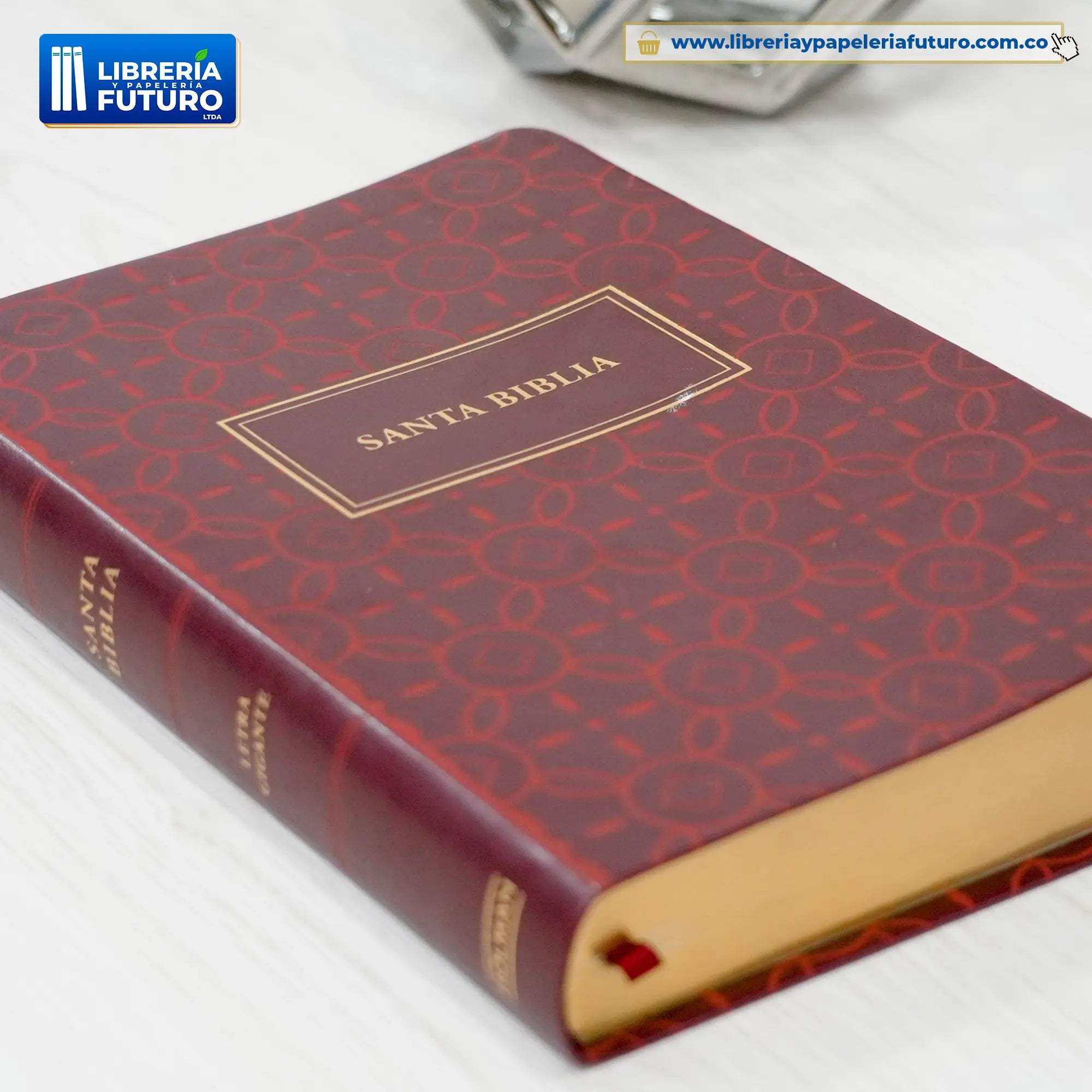 Biblia terracota, tamaño y letra grande