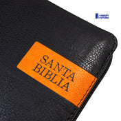 Biblia mediana negra caramelo