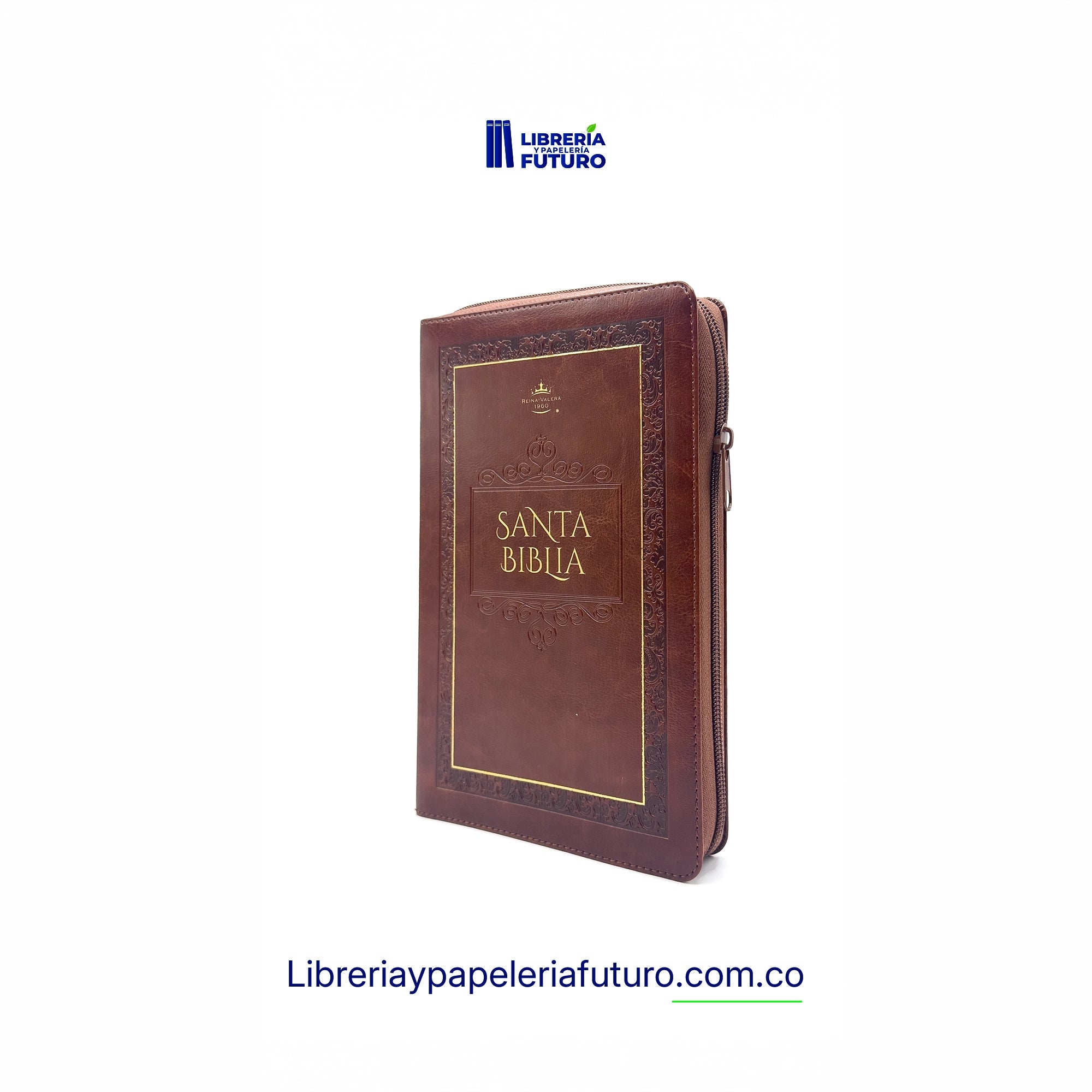 Biblia cafe caoba mediana