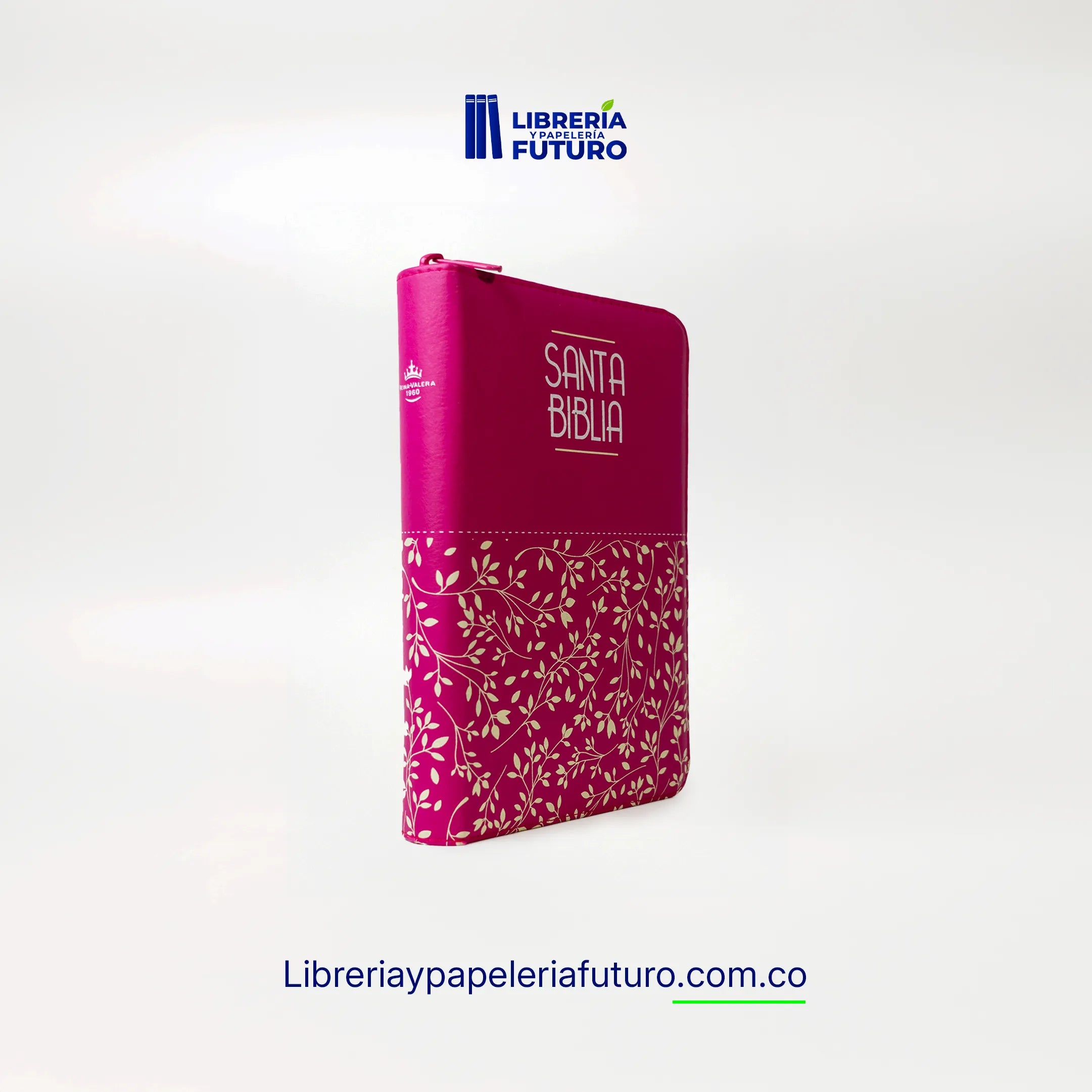 Biblia mediana SBC fucsia