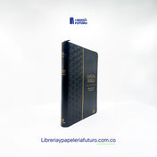 Biblia negra repujada mediana
