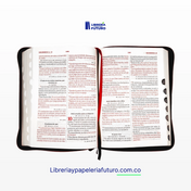 Biblia grande vinotinto con indice